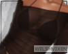 WV: Brown Sheer Top