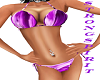 Purple flame bikini