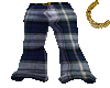 burgandy plaid pants