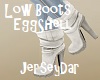 Low Boots - Egg Shell