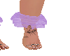lavendar feet ruffle