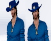 RBD Blu-Prl Cowboy Hat M