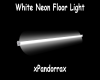 White Neon Floor Light