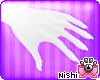 [Nish] White Paw Hand M