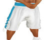 Lite Blue & white shorts