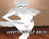 WHITE WOLF SKIN