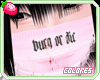 !Mask Ripped Pink Burn