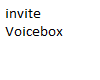 The invite Voicebox
