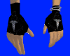 ~Y Black Caduceus Gloves