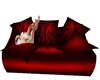 FRIEND RED CUDDLE COUCH
