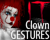 IT movie Clown Gestures