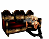 !Royal M Red Lovers Sofa