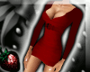 !! Red V Dip Dress