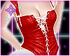 Lace Corset Red
