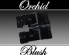 [O] Black leather chain