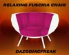 Relaxing Fuschia Chair