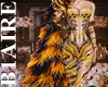 B1l Tiger Fur Cape