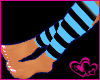 **{S}**Black/Blue Socks