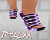 !V Purple Shine Heels