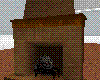 Browner Brick Fireplace