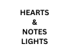 HEARTS & NOTES FLOOR LIT