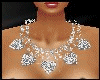 M~Lace hearts necklace