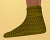 Dark Yellow Socks flat F