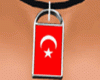 Turkey Flag Necklace M