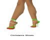 ChristmasRed Green Heels