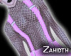 Pink Fishnet Suspenders