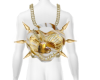 golden heart backpack