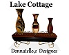 lake cottage vases