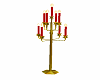 Red N Gold candle stand