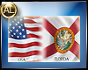 USA N FLORIDA FLAGS