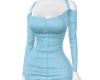 Comfy Knit Blue Dress