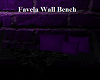 Favela Wall Bench