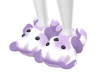 purple tie dye  slippers