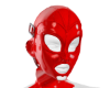 red latex mask