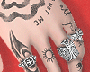 SPIRAL nails+tats+rings