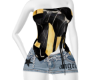 Gold/Blk Skirt Set | JAE