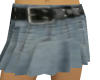 !TB! pleated jean skirt
