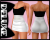 White Latex Skirt& Top