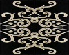 Black Cream Modern Rug