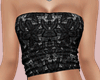 E* Black Lace Top