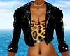 leopard black jacket