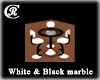 [R] White black table