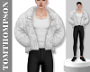 Julius White Fur Coat