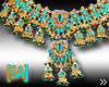 SA- Blue Kundan Necklace