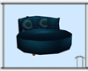Bary Blue Round Lounger