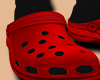 crocs / red